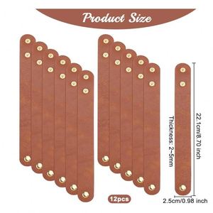 Adjustable PU Leather Fashion <b>Bracelet</b> Fashion Lettering Wristband DIY Laser Logo Hand <b>Rope</b> - Product Image 2