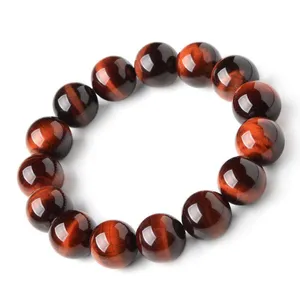 Vnox — bracelet vintage en métal pour hommes, bijou de luxe tendance, tigre lion bouddha, pierre de lave, vente en gros, 2019