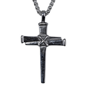 Collar Gótico Punk para Hombre de Acero Inoxidable con Colgante de Esqueleto, Guadaña de la Muerte y Balanza, con Relieve, de yunnique - Product Image 4