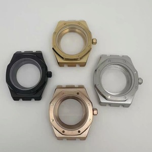 Accessoires de montre, boîtier de montre en acier massif modifié, 41 mm, verre saphir, compatible avec les mouvements NH35 NH36 - Product Image 1