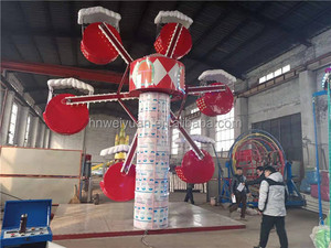 Mini grande roue personnalisée Équipement de parc d'attractions pour enfants d'intérieur Jeux de Noël d'extérieur en métal fabriqués à Zhengzhou - Product Image 4