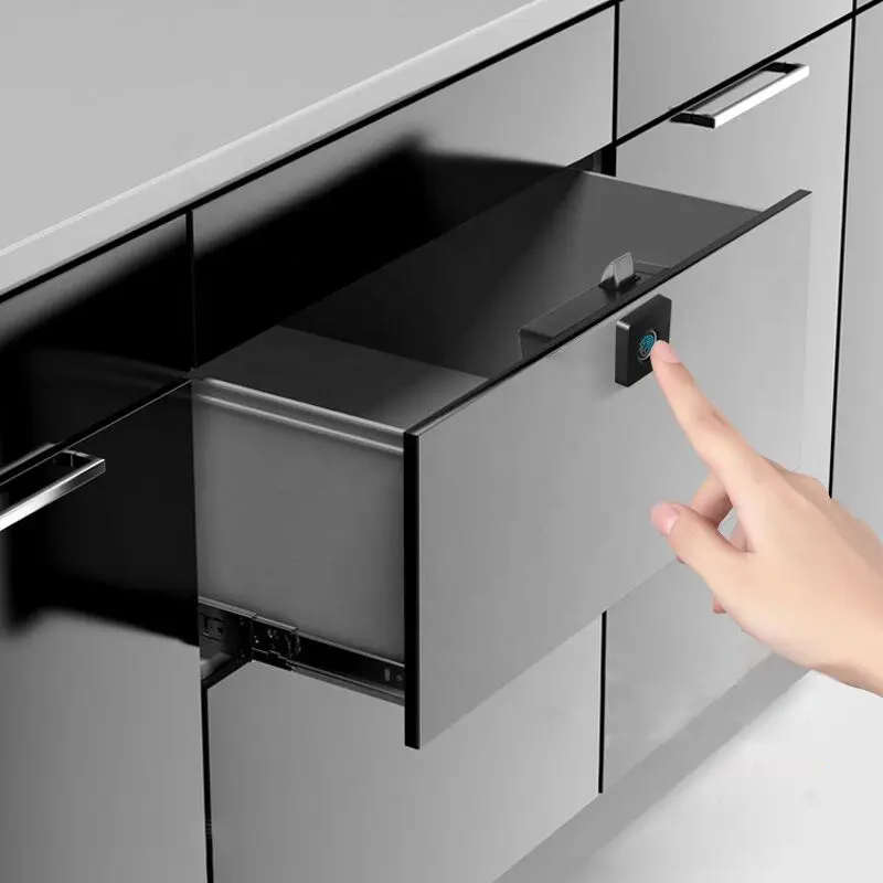 Keyless Electronic Biometric Semi-conductor Fingerprint Drawer Cabinet Lock