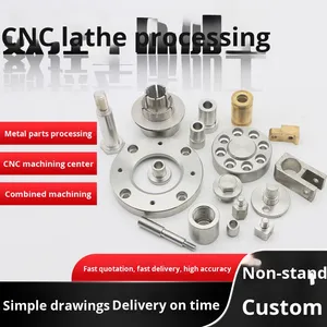 Custom Single Piece Precision Machinery For Brass Stainless Steel Hardware Parts <strong>CNC</strong> <strong>Lathe</strong> Processing Machining Services - Product Image 6