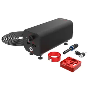 Twotrees Kit de bomba de ar para gravação a laser de baixo ruído, com fluxo de ar de 10-30L/min, para cortador a laser, remove fumaça e poeira