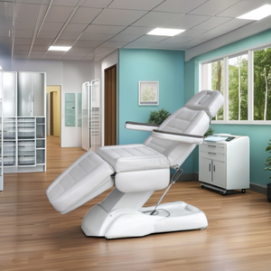 AY Adjustable Height <b>Electric</b> Massage Bed Facial Chair for Spa Salon Clinic Modern Design Style Beauty Treatment Metal Material - Product Image 4