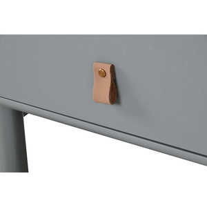 Comodino in MDF PU 48X40X55 GRIGIO - Product Image 6