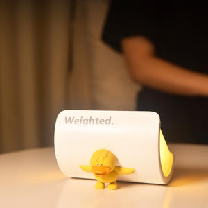 <span class=keywords><strong>Lampe</strong></span> de table créative miniature <span class=keywords><strong>LED</strong></span> <span class=keywords><strong>rechargeable</strong></span> pour enfants, avec un canard lesté, à intensité variable, pour la chambre à coucher, avec port USB - Product Image 3