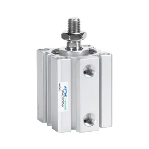 AIRTAC with magnetic thin type SDA25X5X10X15X20X25/30X35X40X45S Thin type aluminum alloy pneumatic cylinder