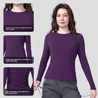 Kaos Olahraga Wanita Ultra-Ringan Berbahan Wol Merino, Cepat Kering, Sejuk, Longgar, untuk Hiking dan Pendakian Gunung