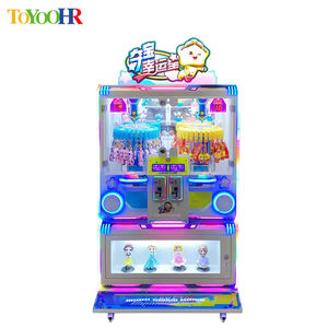 Máquina de juego de regalo de premio que funciona con monedas Lucky Clip Machine <span class=keywords><strong>2</strong></span> jugadores Arcade Game vending Gift Machine para la venta - Product Image 2