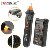PEAKMETER PM6816, Localizador de Líneas Multifuncional de Alta Precisión, Probador de Cables de Red Anti-Interferencia, Fabricante de Rastreadores de Líneas