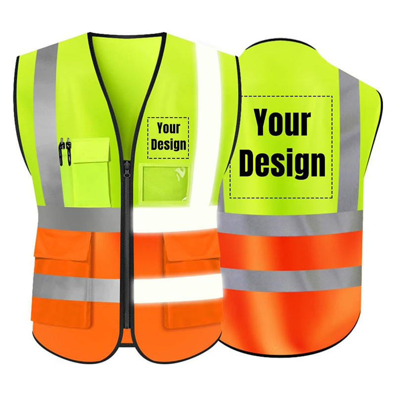 Verde fluorescente + Naranja