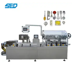 Automatic High Speed Small Butter Tablet Alu Plastic Blister Packing Machine