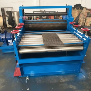 Proveedor de oro con precio bajo 400-1500mm de ancho patrón de cáscara de naranja Placa de bobina Metal aluminio máquina de grabado de acero inoxidable - Product Image 1