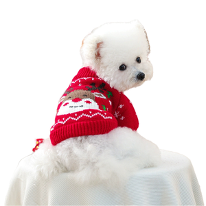 Sudaderas de Lujo para Perros con Estampado de Animales Navideños, de Poliéster Ecológico, Nueva Colección de Diseñador, Gran Venta - Product Image 1