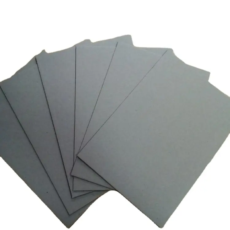 Hot sale grey chip board 0.3-3.0 mm Grey chipboard Specialty paper for folders, gift boxes, moon cake boxes hard chip board