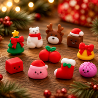 Calendrier de l'Avent de Noël : Boîte Mystère de Jouets Sensoriels Anti-Stress Squishy et Fidget à Presser