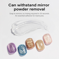 Gel de sculpture 3D pour ongles transparent sans résidu, colle forte pour strass, gel de modelage pour ongles, vernis à ongles
