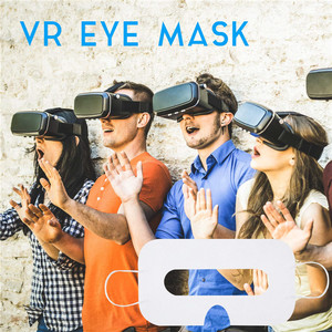 Desechable no tejido de sanitaria de ojo almohadillas blanco máscara de ojo para VR H-T-C Vive auriculares de realidad Virtual - Product Image 6