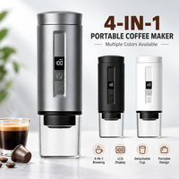Machine à expresso portable avec affichage numérique de la température, plusieurs couleurs disponibles, type C