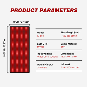 Manta de Terapia de Luz Roja con Certificación Médica, Chips Dobles para Uso Doméstico - Product Image 5