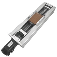 Module de table coulissante à rail de guidage linéaire en profilé aluminium de haute qualité de 150 mm de large, avec vis à billes de précision, pour banc de travail fermé long