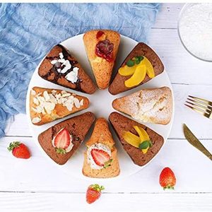 Custom 1 Pack Eco-Friendly Silicone Baking Molds Triangle <b>Cake</b> <b>Pan</b> 8 Cavity Slices Pizza Mold Custom Color HongSen HS-109 - Product Image 6