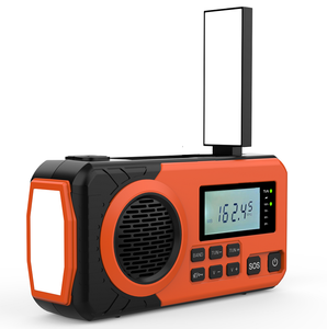 SY-375 Survival Radio với thoa, năng lượng mặt trời/Crank sạc, tầm xa Spotlight & ánh sáng mềm mại cho trường hợp khẩn cấp - Product Image 3