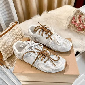 Baskets mode à plateforme pour femmes MIU avec logo personnalisé 2025, style fusée spatiale, décontractées et épaisses, pour la marche, dropshipping pour hommes - Product Image 5