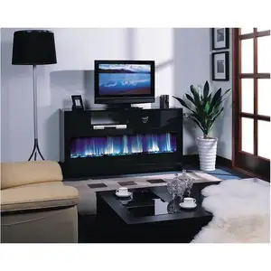 暖炉テレビスタンド環境保護70インチ売れ筋大理石3面バルク高品質モダン電気暖炉ポーカー