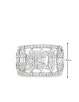 Hochwertiger Moissanit-Diamantring aus 925 Silber, Modeschmuck für Damen, Direkt vom Hersteller zum Bestpreis erhältlich.