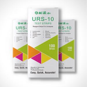 10 paramètre Bandelette de <span class=keywords><strong>Test</strong></span> D'<span class=keywords><strong>urine</strong></span> Tira de prueba de orina, 10 unidades - Product Image 3