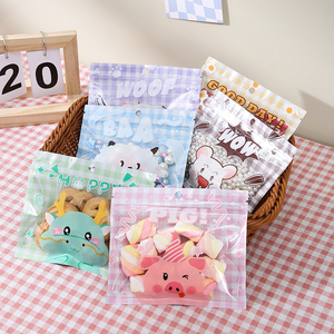 13*15 cm 5*6 inch <span class=keywords><strong>Zip</strong></span> khóa túi độc đáo dễ thương động vật bao bì cho doanh nghiệp nhỏ an ninh tính năng thấp moq cho khung ảnh - Product Image 2