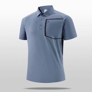 เสื้อโปโลทรงเข้ารูปผ้าปิเก้ ปักลายโลโก้ตามสั่ง แห้งเร็ว คุณภาพดี - Product Image 1