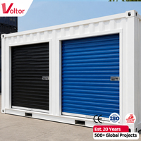 Porte enroulable en acier robuste certifiée ISO pour conteneur maritime 20 pieds 40 pieds, manuelle, pour stockage, étanche