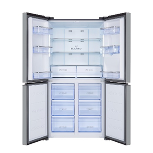 Space Pro-inversor de 4 puertas sin escarcha, refrigerador de Color negro/rojo/SS - Product Image 2