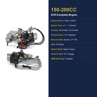 Karting 150-200CC avec moteur Wangye GY6 intégré, marche arrière, une vitesse avant, une marche arrière, refroidissement par huile, quad go-kart, directement de l'usine