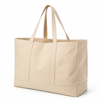 Sac fourre-tout personnalisé avec logo universitaire, toile 12 oz avec compartiment pour ordinateur portable de 16 pouces, broderie du blason de l'école, sac d'étudiant
