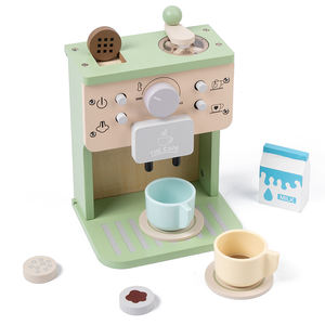 <span class=keywords><strong>Cafetera</strong></span> de <span class=keywords><strong>Juguete</strong></span> de Madera Premium para Niños, con Sonidos, Juego de Imitación Educativo para Cocina - Product Image 1