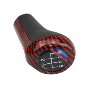 Poignée de levier de vitesse en fibre de carbone 5 vitesses 6 vitesses pour BMW E46 Design ergonomique - Product Image 2
