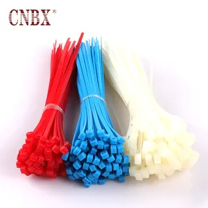 CNBX retail colorful white good reputation high quality nylon heavy duty mount hellermann cable tie