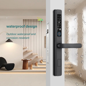 ट्या स्मार्ट वाई-फाई डिजिटल डोर लॉक कोड आरआईडी कार्ड स्मार्टफोन ऐप अनलॉक बायोमेट्रिक फिंगरप्रिंट इंटीरियर डोर होटल टलॉक - Product Image 1