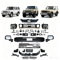 Kit de carrosserie de conversion Facelift compatible avec Toyota Land Cruiser LC70 LC71 LC76 LC79 2003-2023, mise à niveau vers le modèle 2024 2025, pare-chocs et capot