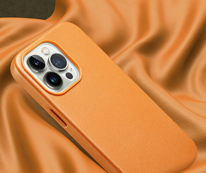 Funda de teléfono móvil inteligente de cuero PU de alta calidad para iPhone 14 pro Max 15 Plus Funda de cuero morado oscuro - Product Image 4