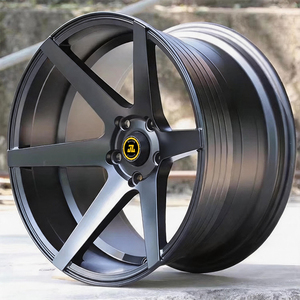Rines de Auto JZ Negros con Diseño Cóncavo, de 17, 18, <span class=keywords><strong>19</strong></span>, 20, 22, 24 y 26 Pulgadas, Rines Personalizados Forjados para Autos de Pasajeros - Product Image 3