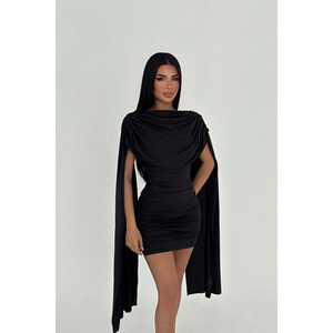 Vestido Corto Negro Estilo Club - Product Image 3