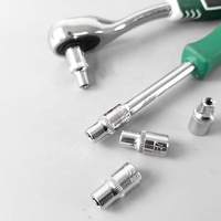 Kit d'outils multifonction 61 pièces avec clés à douille et clés mixtes en acier au chrome-vanadium, coffret de réparation automobile robuste pour le bricolage automobile