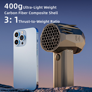 พัดลมเทอร์ไบน์ไร้แปรงถ่านความเร็วสูง MINI X64 64 ช่อง 20W พัดลมเป่าลมแรงขนาดเล็ก ชาร์จเร็ว พกพาสะดวก - Product Image 4