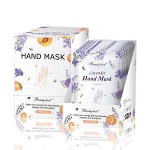OEM vente en gros lavande masque professionnel de réparation des mains nouveauté liquide anti-âge fissures gants de blanchiment - Product Image 3