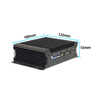 Ordinateur industriel YCT I7 5500U 2,70 GHz, DDR3 8 Go de RAM et SSD 128 Go HD+VGA WiFi Gigabit LAN, PC de bureau industriel